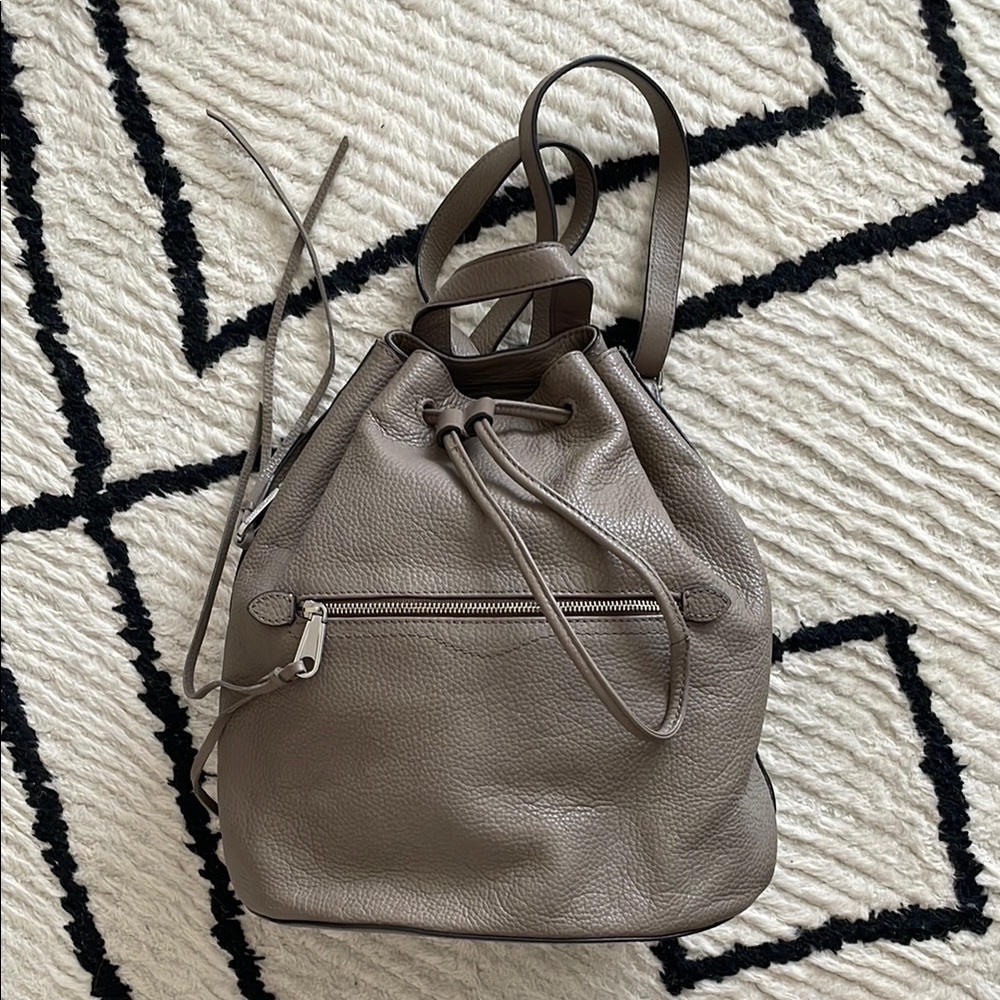 Rebecca Minkoff Leather Drawstring Backpack